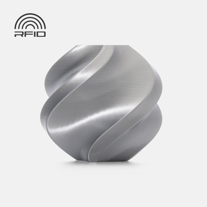 PLA Silk+ Bambu Lab – Silver (13109), filamento 1,75 mm