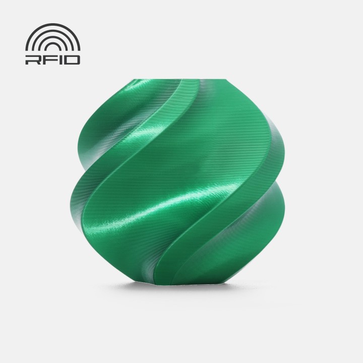 PLA Silk+ Bambu Lab – Candy Green (13506), filamento 1,75 mm