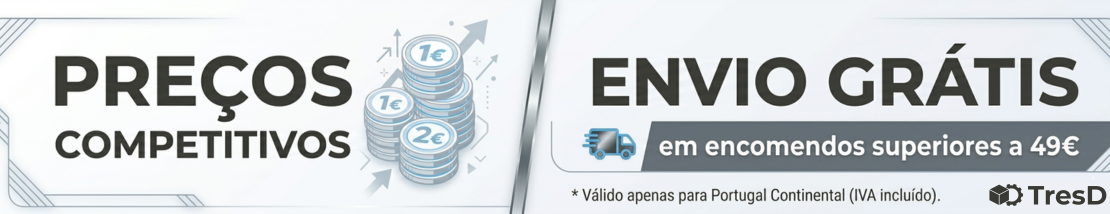 Preços Competitivos - Envio Grátis acima de 49€
